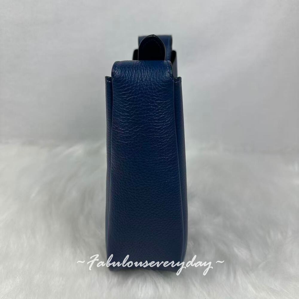 Coach Hadley Convertible Crossbody Bag In Leather/Gold/Deep Blue CW002 NWT - Picture 2 of 10